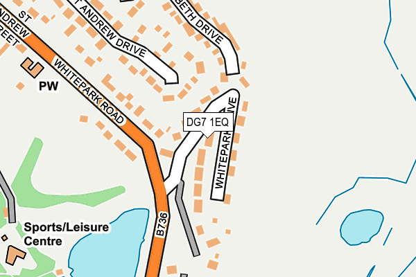 DG7 1EQ map - OS OpenMap – Local (Ordnance Survey)