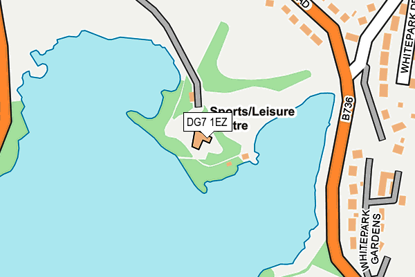 DG7 1EZ map - OS OpenMap – Local (Ordnance Survey)