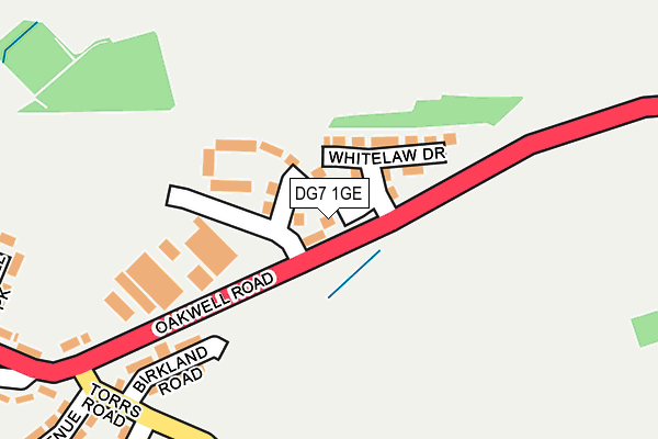 DG7 1GE map - OS OpenMap – Local (Ordnance Survey)