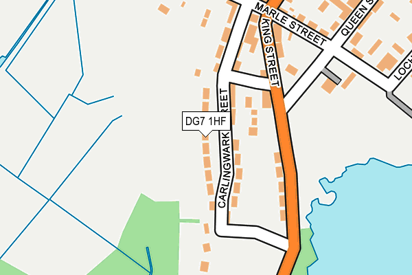 DG7 1HF map - OS OpenMap – Local (Ordnance Survey)