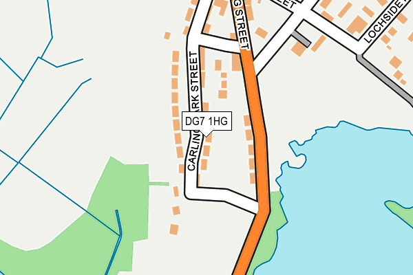 DG7 1HG map - OS OpenMap – Local (Ordnance Survey)