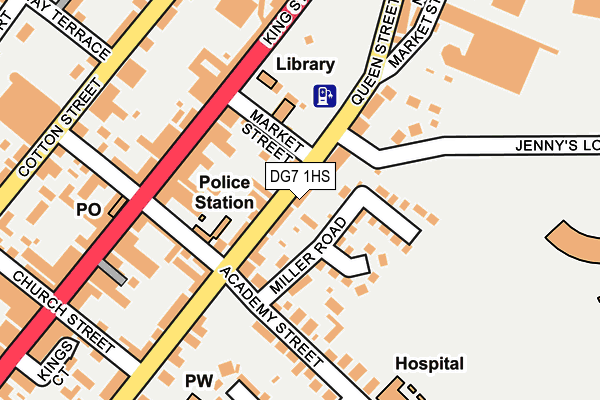 Map of PARK GATE PROPERTY LIMITED at local scale