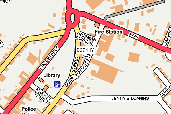 DG7 1HY map - OS OpenMap – Local (Ordnance Survey)