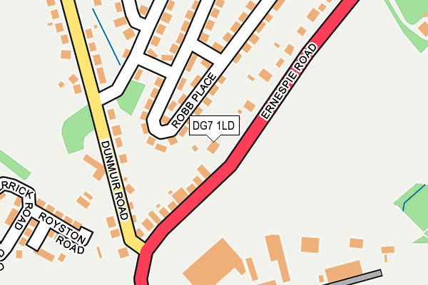 DG7 1LD map - OS OpenMap – Local (Ordnance Survey)