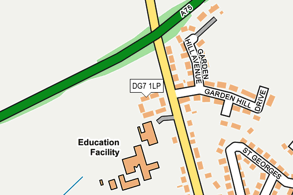 DG7 1LP map - OS OpenMap – Local (Ordnance Survey)