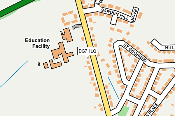 DG7 1LQ map - OS OpenMap – Local (Ordnance Survey)