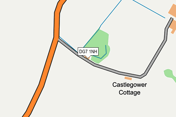 DG7 1NH map - OS OpenMap – Local (Ordnance Survey)