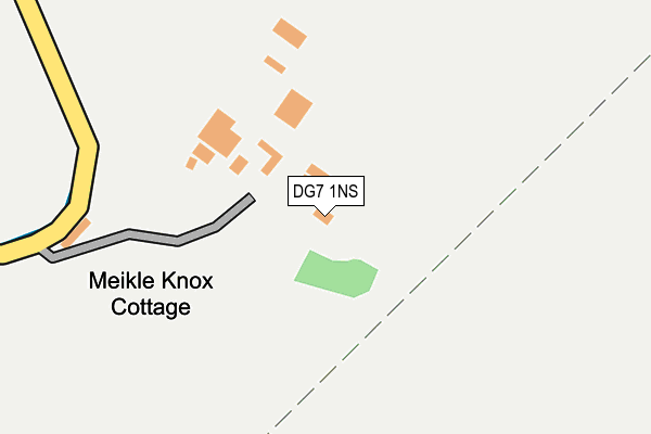 DG7 1NS map - OS OpenMap – Local (Ordnance Survey)