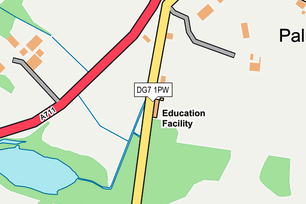 DG7 1PW map - OS OpenMap – Local (Ordnance Survey)