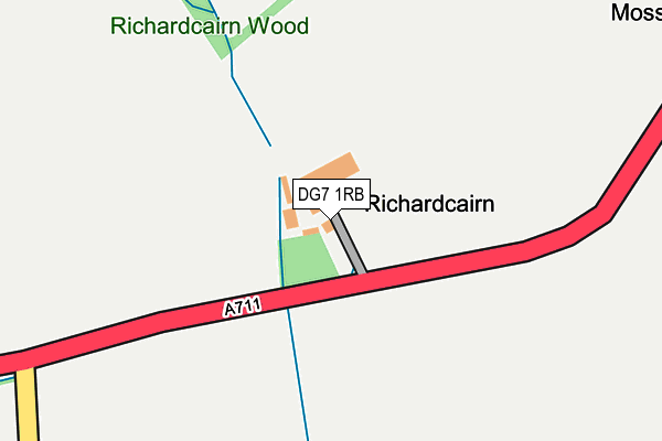 DG7 1RB map - OS OpenMap – Local (Ordnance Survey)