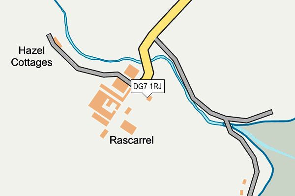 DG7 1RJ map - OS OpenMap – Local (Ordnance Survey)