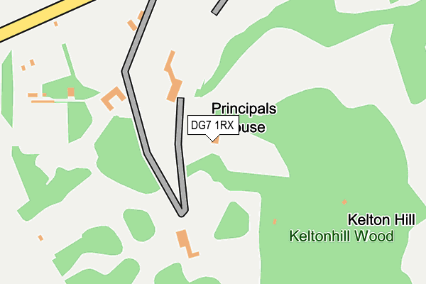 DG7 1RX map - OS OpenMap – Local (Ordnance Survey)