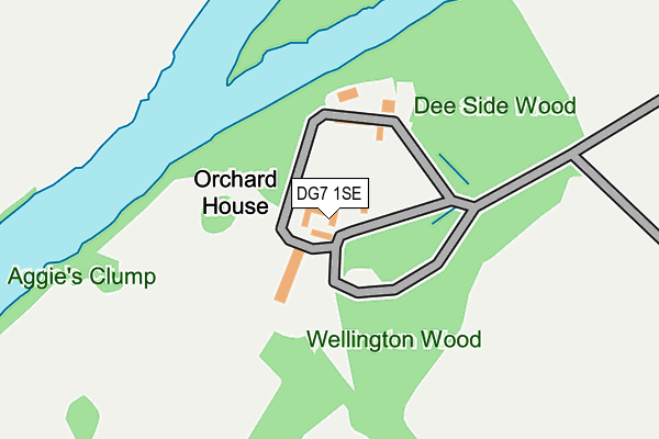 DG7 1SE map - OS OpenMap – Local (Ordnance Survey)