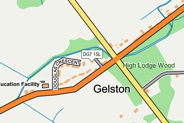 DG7 1SL map - OS OpenMap – Local (Ordnance Survey)