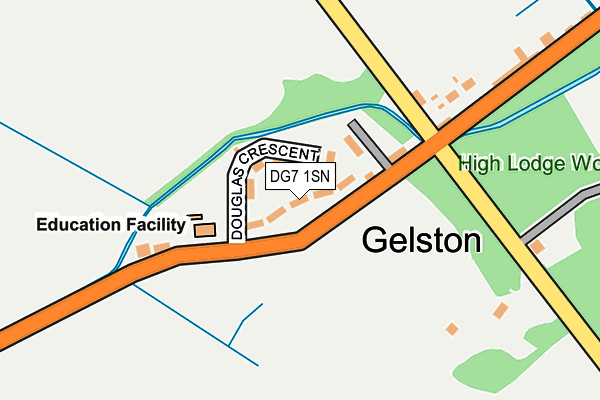 DG7 1SN map - OS OpenMap – Local (Ordnance Survey)