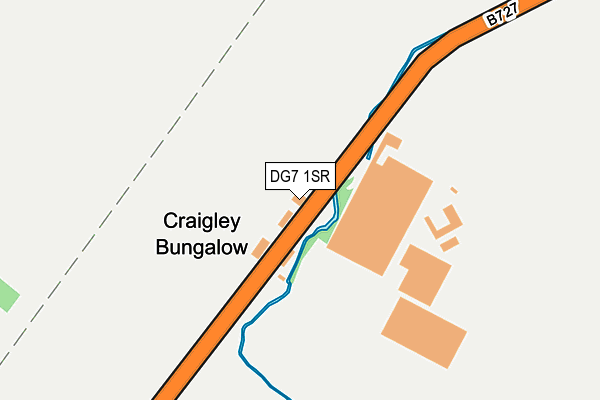 DG7 1SR map - OS OpenMap – Local (Ordnance Survey)