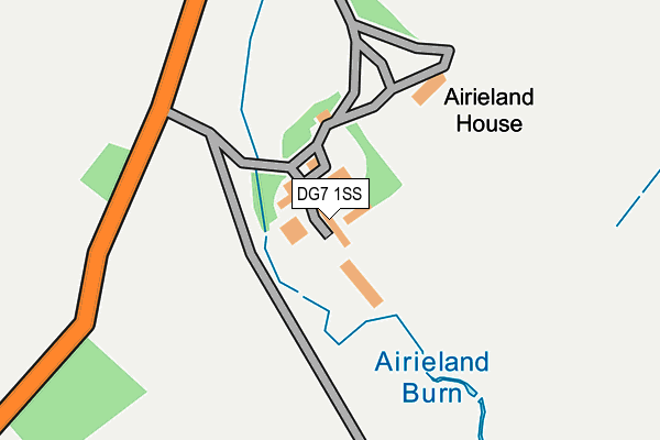 DG7 1SS map - OS OpenMap – Local (Ordnance Survey)
