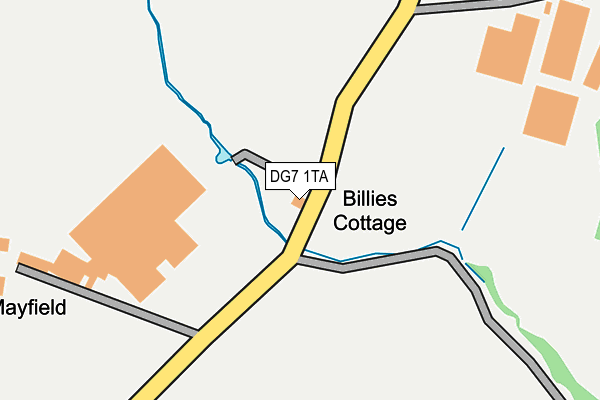 DG7 1TA map - OS OpenMap – Local (Ordnance Survey)
