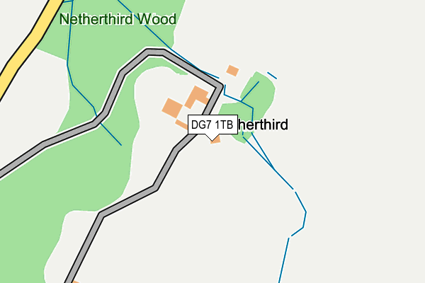 DG7 1TB map - OS OpenMap – Local (Ordnance Survey)