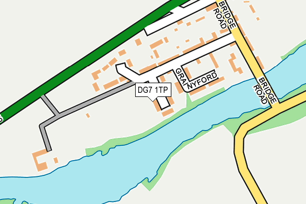 DG7 1TP map - OS OpenMap – Local (Ordnance Survey)