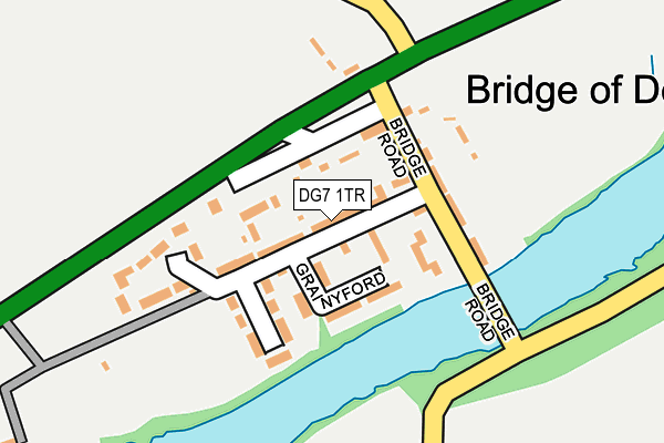DG7 1TR map - OS OpenMap – Local (Ordnance Survey)