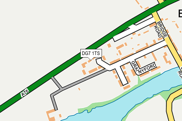 DG7 1TS map - OS OpenMap – Local (Ordnance Survey)