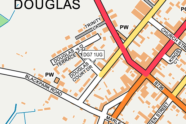 DG7 1UG map - OS OpenMap – Local (Ordnance Survey)