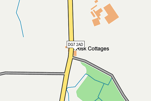 DG7 2AD map - OS OpenMap – Local (Ordnance Survey)