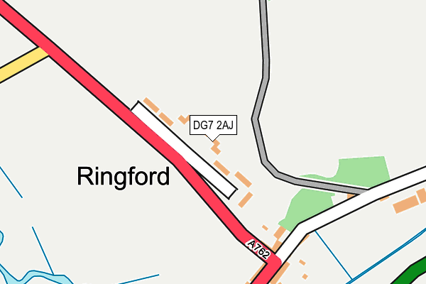 DG7 2AJ map - OS OpenMap – Local (Ordnance Survey)