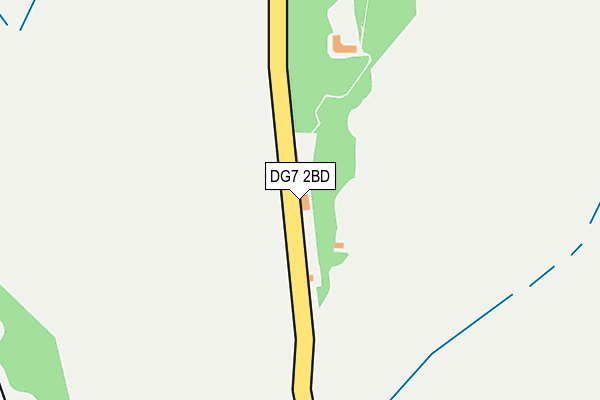 DG7 2BD map - OS OpenMap – Local (Ordnance Survey)