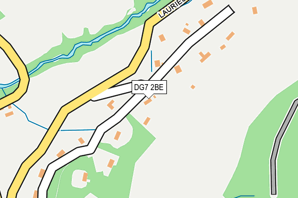 DG7 2BE map - OS OpenMap – Local (Ordnance Survey)