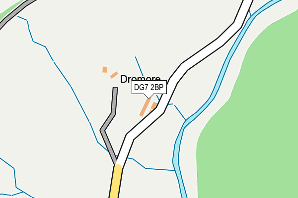 DG7 2BP map - OS OpenMap – Local (Ordnance Survey)