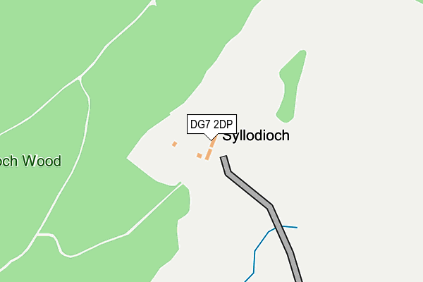 DG7 2DP map - OS OpenMap – Local (Ordnance Survey)