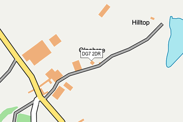 DG7 2DR map - OS OpenMap – Local (Ordnance Survey)