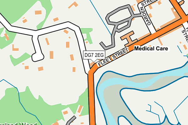 DG7 2EG map - OS OpenMap – Local (Ordnance Survey)