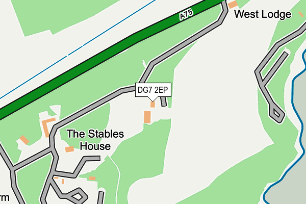 DG7 2EP map - OS OpenMap – Local (Ordnance Survey)