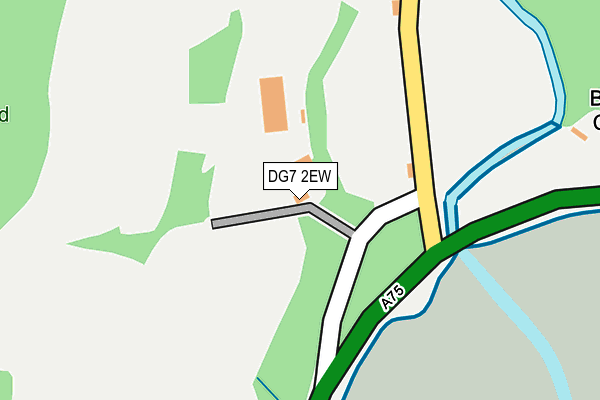 DG7 2EW map - OS OpenMap – Local (Ordnance Survey)