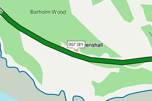 DG7 2EY map - OS OpenMap – Local (Ordnance Survey)