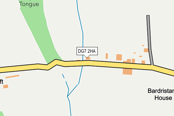 DG7 2HA map - OS OpenMap – Local (Ordnance Survey)