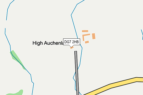 DG7 2HB map - OS OpenMap – Local (Ordnance Survey)