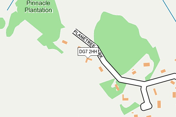 DG7 2HH map - OS OpenMap – Local (Ordnance Survey)