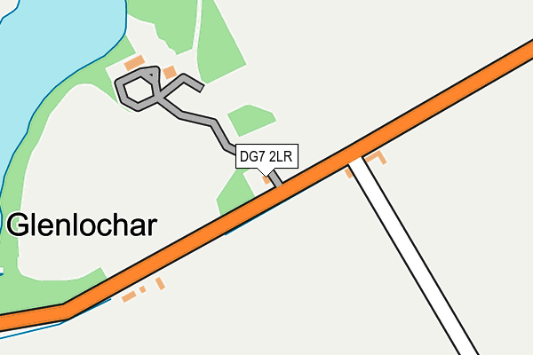 DG7 2LR map - OS OpenMap – Local (Ordnance Survey)