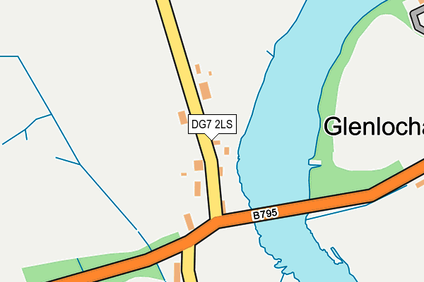 DG7 2LS map - OS OpenMap – Local (Ordnance Survey)