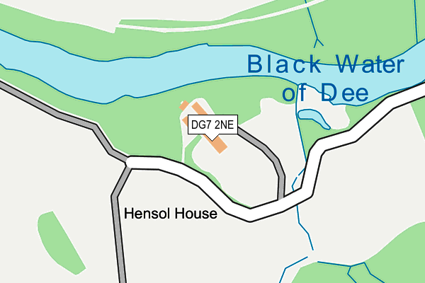 DG7 2NE map - OS OpenMap – Local (Ordnance Survey)