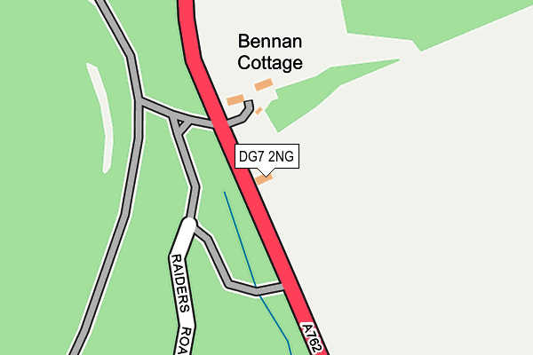 DG7 2NG map - OS OpenMap – Local (Ordnance Survey)