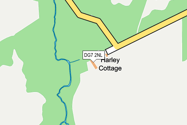 DG7 2NL map - OS OpenMap – Local (Ordnance Survey)