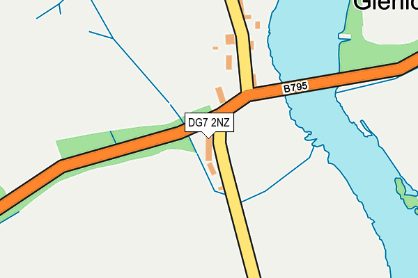 DG7 2NZ map - OS OpenMap – Local (Ordnance Survey)