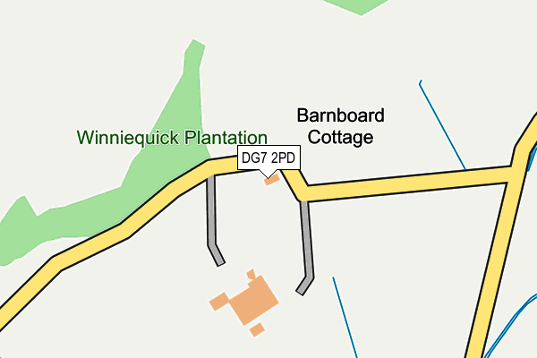 DG7 2PD map - OS OpenMap – Local (Ordnance Survey)