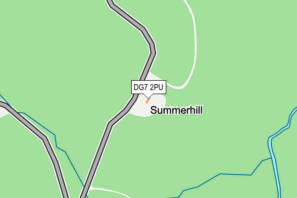 DG7 2PU map - OS OpenMap – Local (Ordnance Survey)