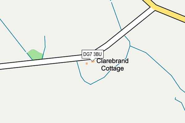 DG7 3BU map - OS OpenMap – Local (Ordnance Survey)